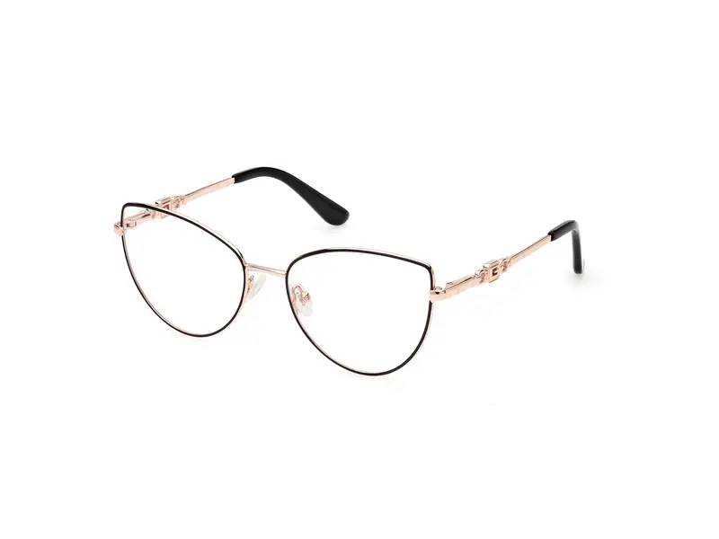 Guess Donna GU2954 005 Montature da vista Metallo Nero  Cat Eye Normale