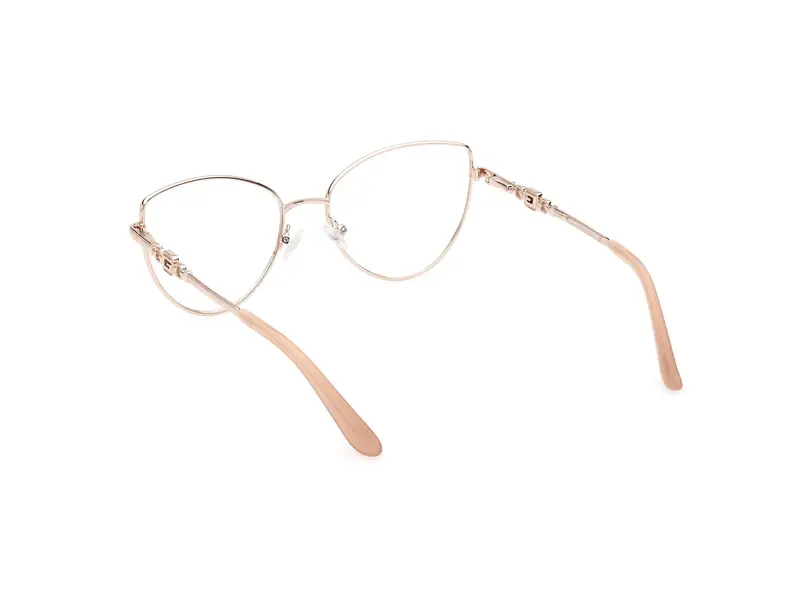 Guess Donna GU2954 059 Montature da vista Metallo Beige Cat Eye Normale miniatura 3