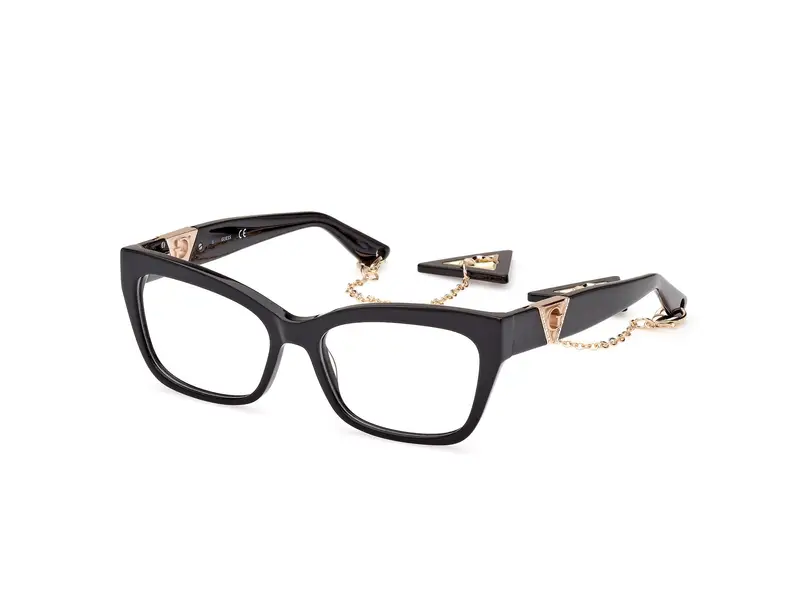 Guess Donna GU2960 001 Montature da vista Acetato Nero  Squadrata Normale