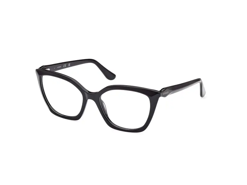 Guess Donna GU2965 001 Montature da vista Acetato Nero  Cat Eye Normale