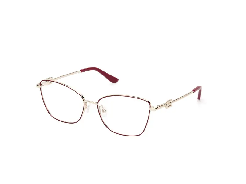 Guess Donna GU2974 071 Montature da vista Metallo Bordeaux  Cat Eye Normale