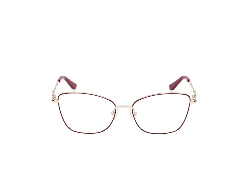 Guess Donna GU2974 071 Montature da vista Metallo Bordeaux Cat Eye Normale miniatura 2