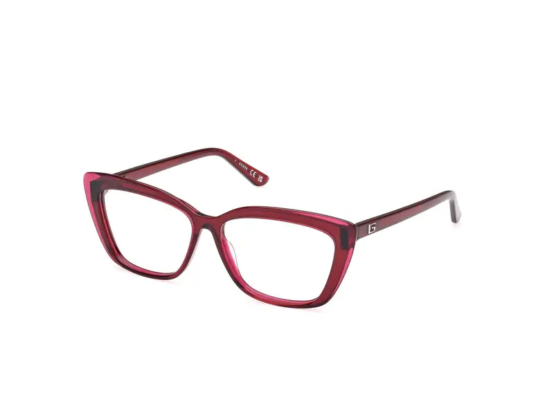 Guess Donna GU2977 069 Montature da vista Acetato Bordeaux  Squadrata Normale