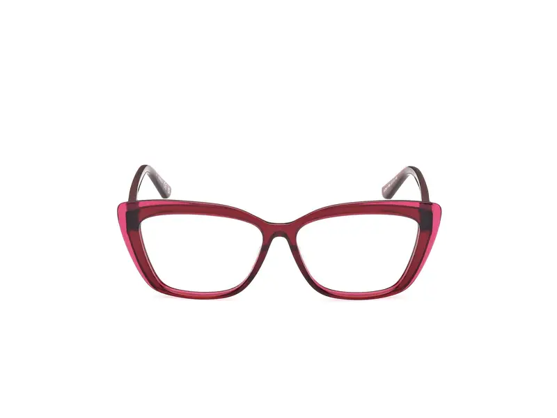 Guess Donna GU2977 069 Montature da vista Acetato Bordeaux Squadrata Normale miniatura 2