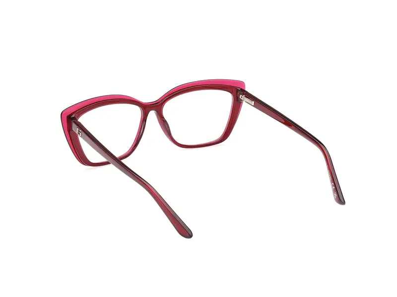 Guess Donna GU2977 069 Montature da vista Acetato Bordeaux Squadrata Normale miniatura 3