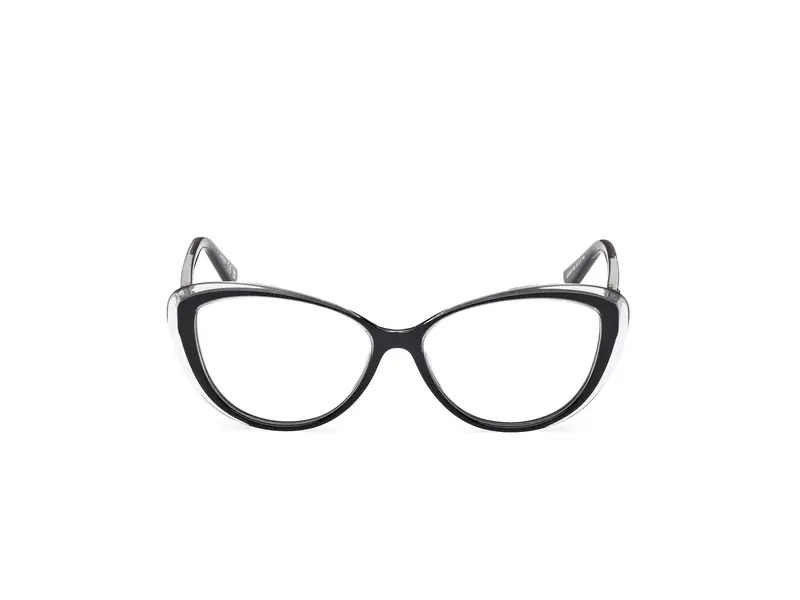Guess Donna GU2978 005 Montature da vista Acetato Nero Cat Eye Normale miniatura 2