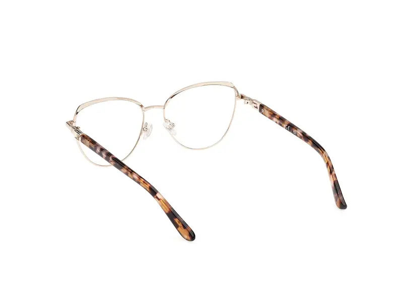 Guess Donna GU2982 050 Montature da vista Metallo Marrone Rotonda Normale miniatura 3