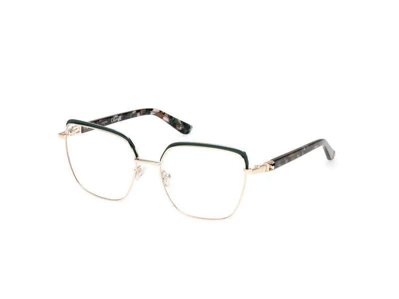 Guess Donna GU2983 098 Montature da vista Metallo Verde  Geometrica Normale