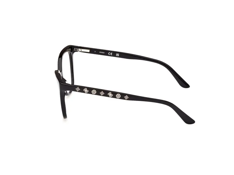Guess Donna GU50114 001 Montature da vista Acetato Nero Squadrata Normale miniatura 2
