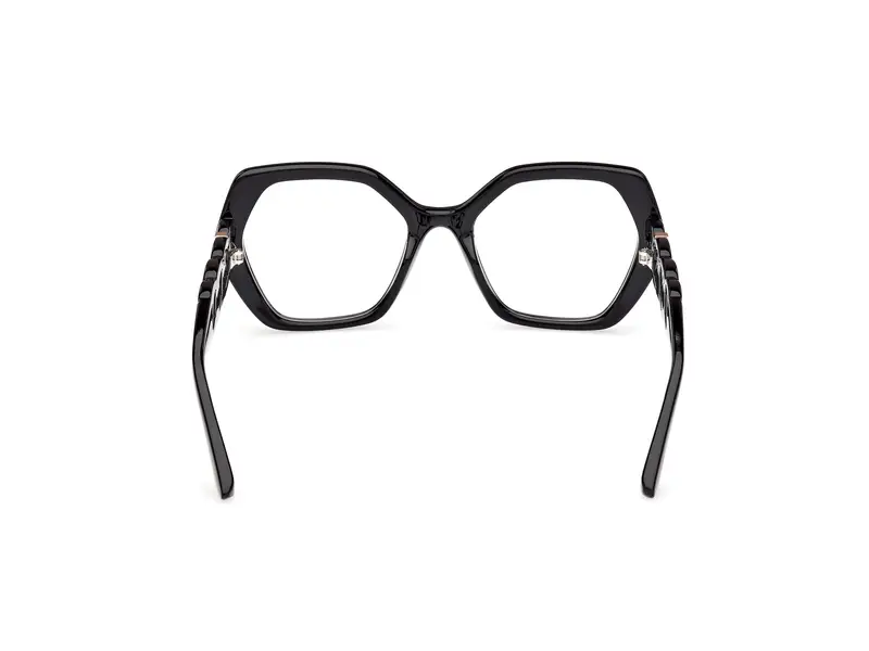 Guess Donna GU50116 001 Montature da vista Iniettato Nero Geometrica Normale miniatura 3