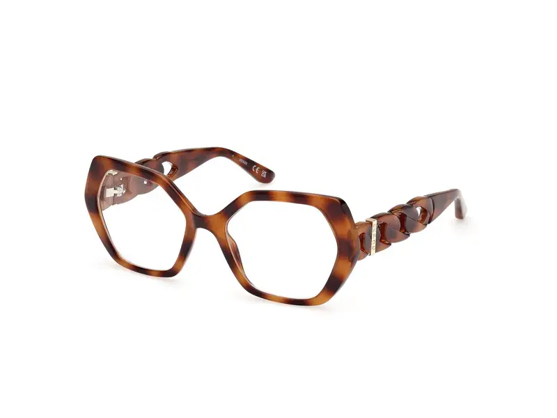 Guess Donna GU50116 053 Montature da vista Iniettato Havana  Geometrica Normale