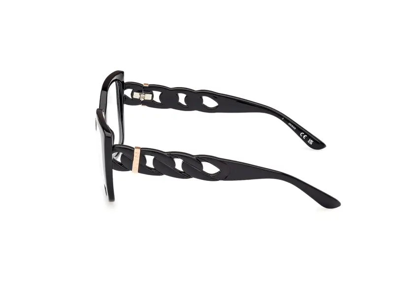 Guess Donna GU50118 001 Montature da vista Iniettato Nero Squadrata Normale miniatura 2