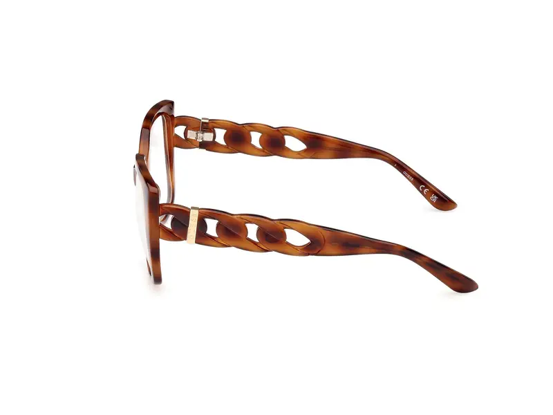 Guess Donna GU50118 053 Montature da vista Iniettato Havana Squadrata Normale miniatura 2