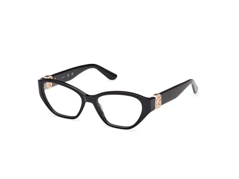 Guess Donna GU50119 005 Montature da vista Acetato Nero  Cat Eye Normale