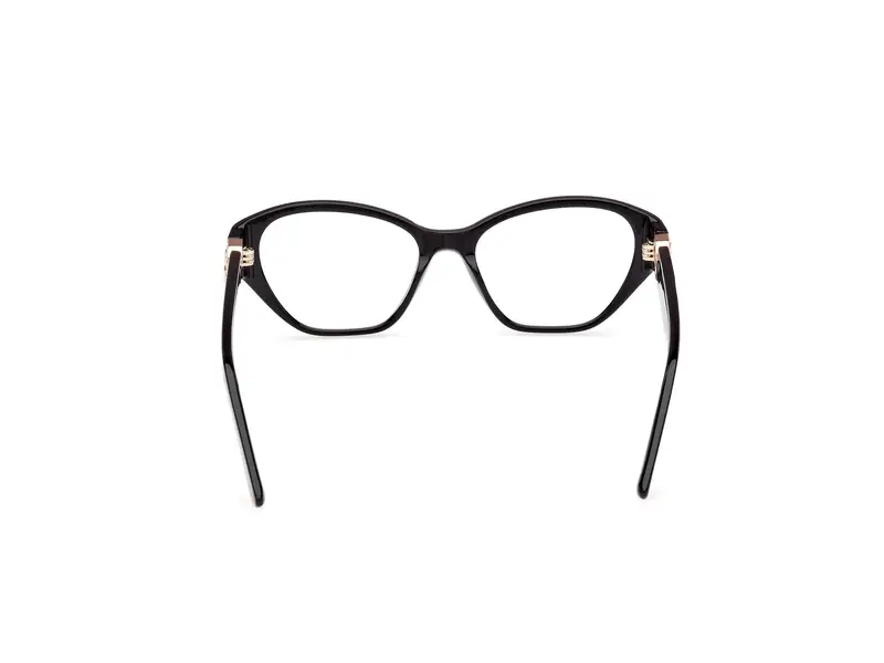 Guess Donna GU50119 005 Montature da vista Acetato Nero Cat Eye Normale miniatura 3