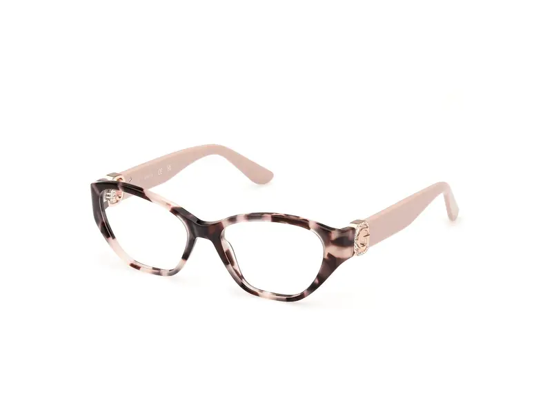 Guess Donna GU50119 055 Montature da vista Acetato Havana  Cat Eye Normale