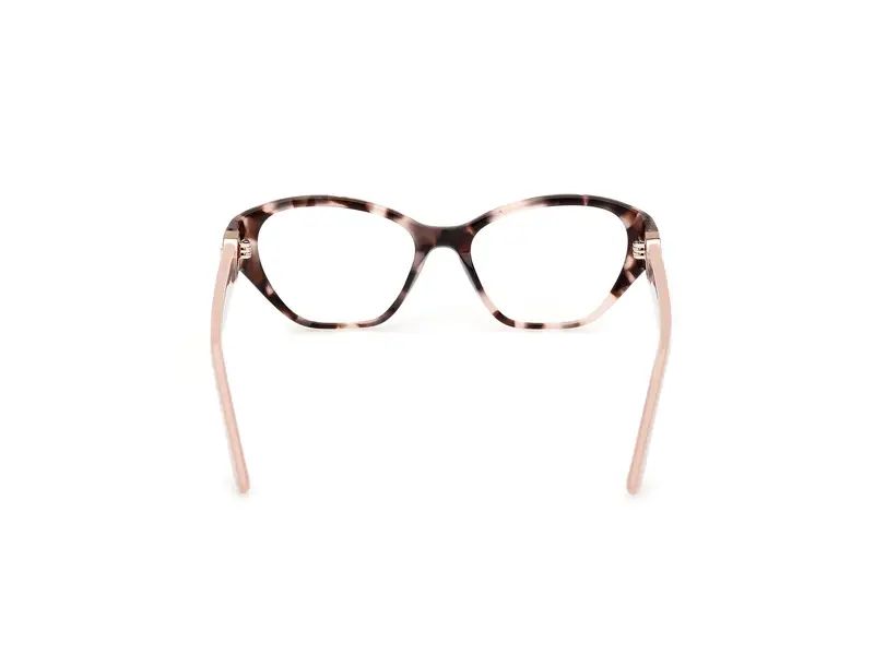 Guess Donna GU50119 055 Montature da vista Acetato Havana Cat Eye Normale miniatura 3