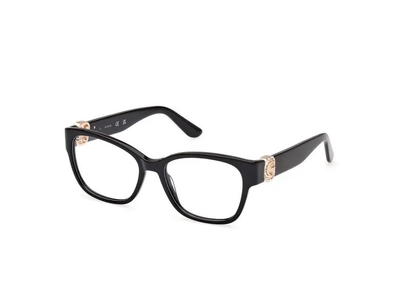 Guess Donna GU50120 005 Montature da vista Acetato Nero  Squadrata Normale