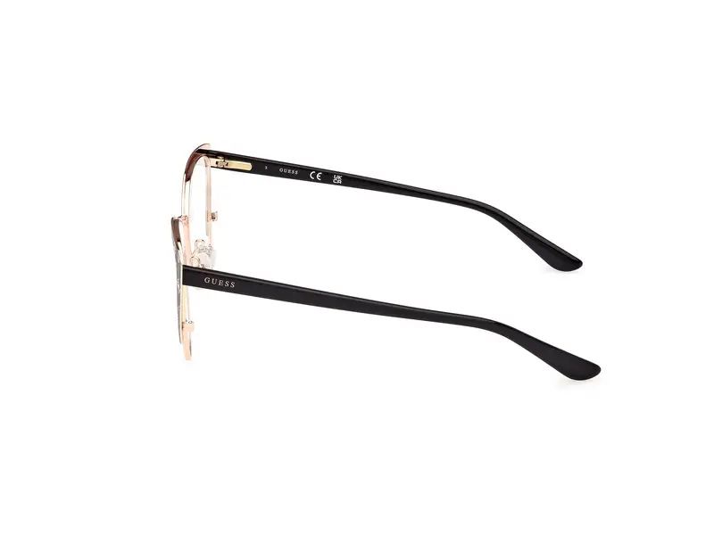 Guess Donna GU50121 005 Montature da vista Metallo Nero Cat Eye Normale miniatura 2