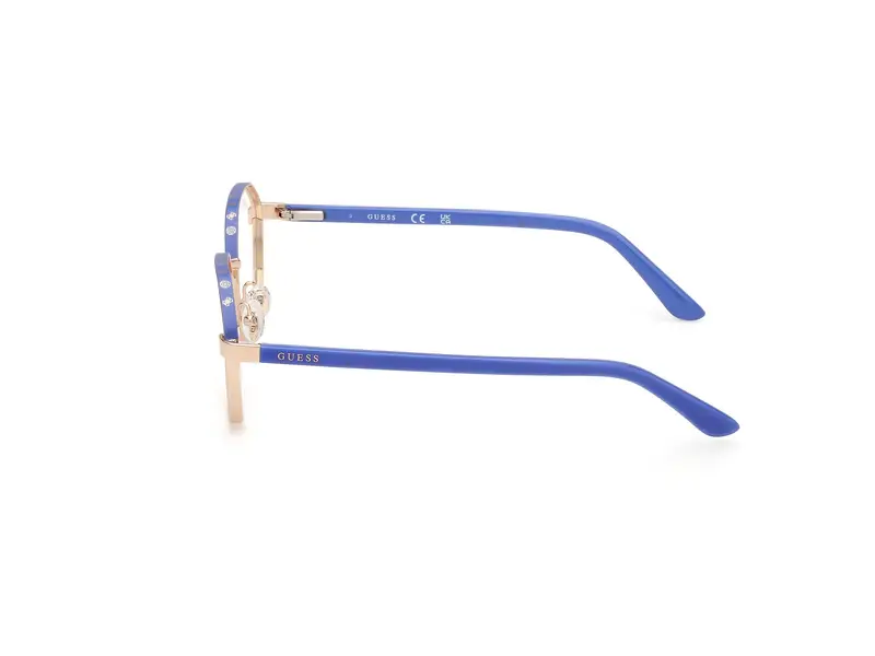 Guess Donna GU50124 092 Montature da vista Metallo Oro Rotonda Normale miniatura 2