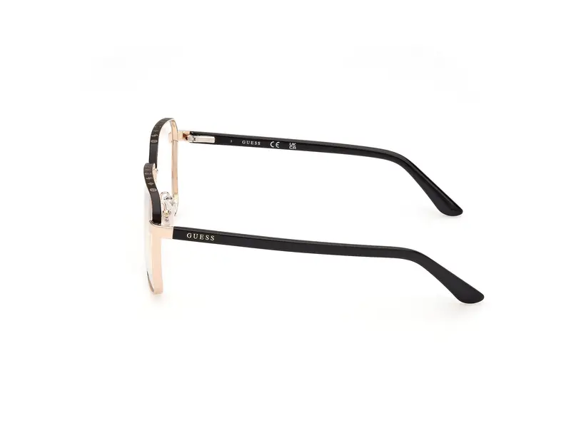 Guess Donna GU50125 005 Montature da vista Metallo Nero Squadrata Normale miniatura 2