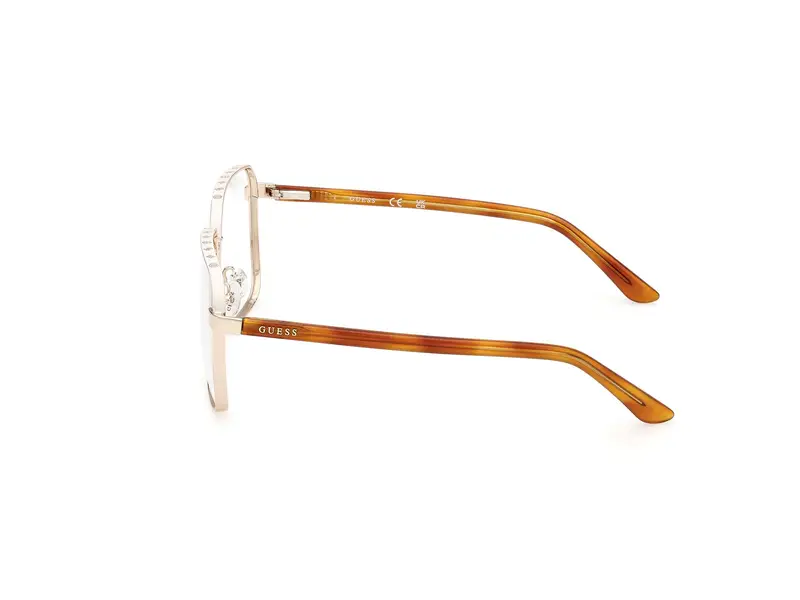 Guess Donna GU50125 032 Montature da vista Metallo Oro Squadrata Normale miniatura 2