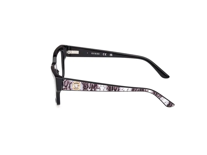 Guess Donna GU50126 001 Montature da vista Acetato Nero Squadrata Normale miniatura 2