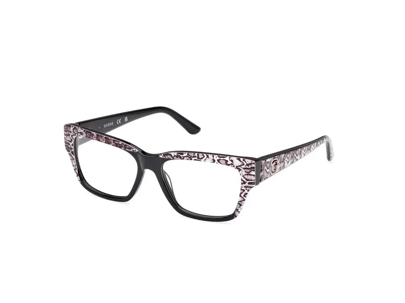 Guess Donna GU50126 005 Montature da vista Acetato Nero  Squadrata Normale