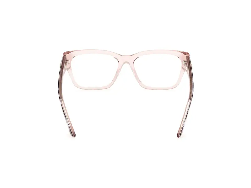 Guess Donna GU50126 057 Montature da vista Acetato Beige Squadrata Normale miniatura 3