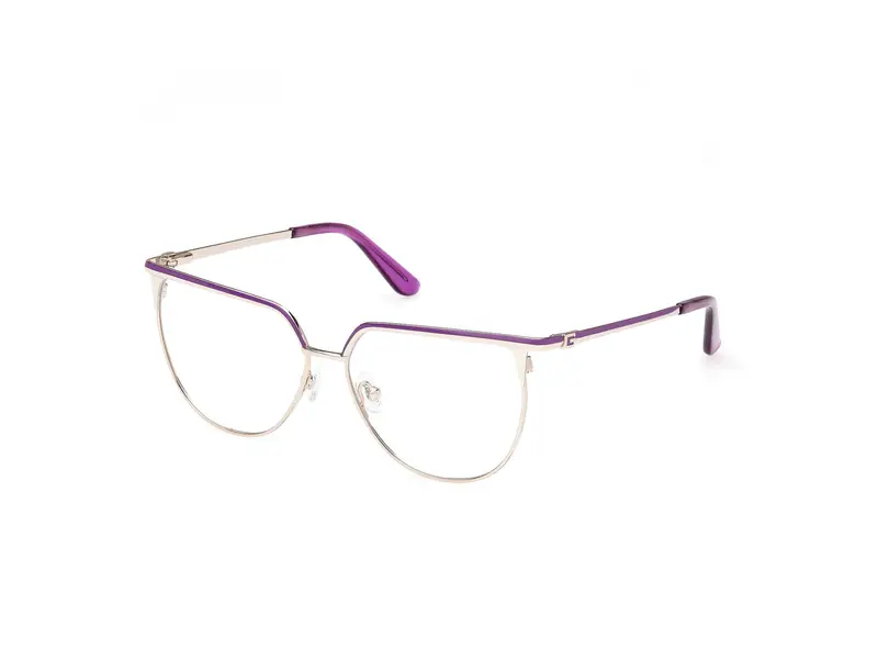 Guess Donna GU50147 083 Montature da vista Metallo Viola Cat Eye Normale