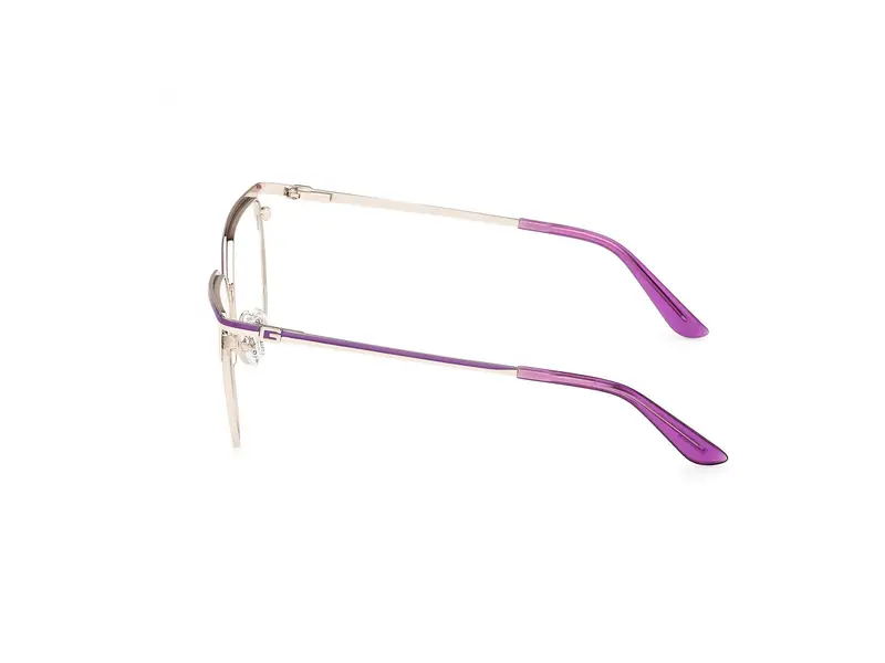 Guess Donna GU50147 083 Montature da vista Metallo Viola Cat Eye Normale miniatura 2