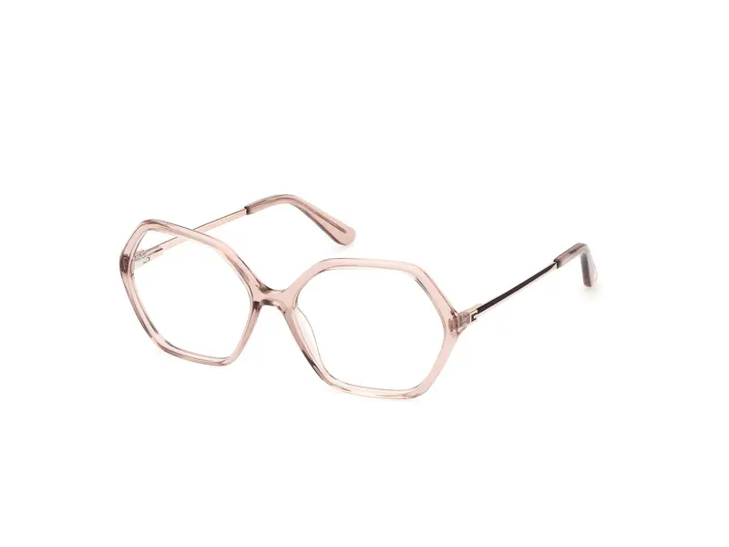 Guess Donna GU50149 057 Montature da vista Acetato Beige Geometrica Normale
