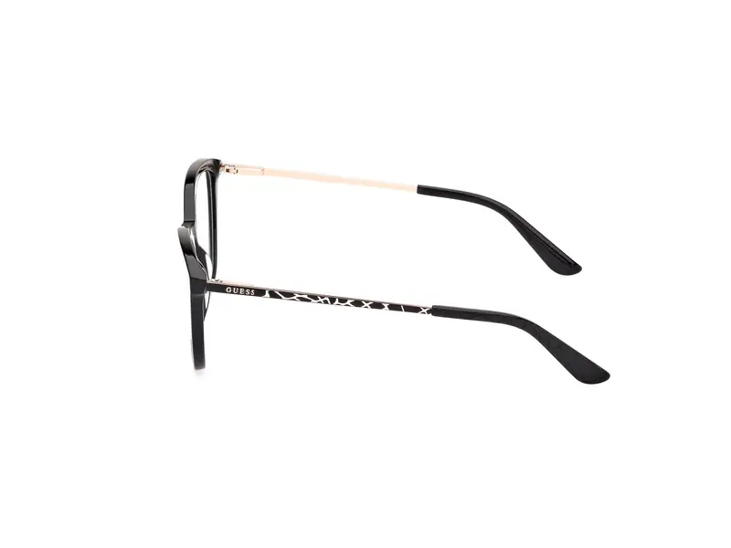 Guess Donna GU50171 001 Montature da vista Metallo Nero Cat Eye Normale miniatura 2