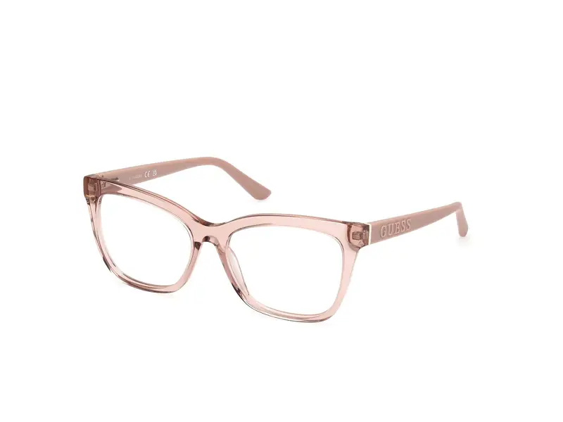 Guess Donna GU50172 057 Montature da vista Acetato Beige Squadrata Normale