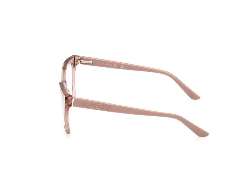 Guess Donna GU50172 057 Montature da vista Acetato Beige Squadrata Normale miniatura 2