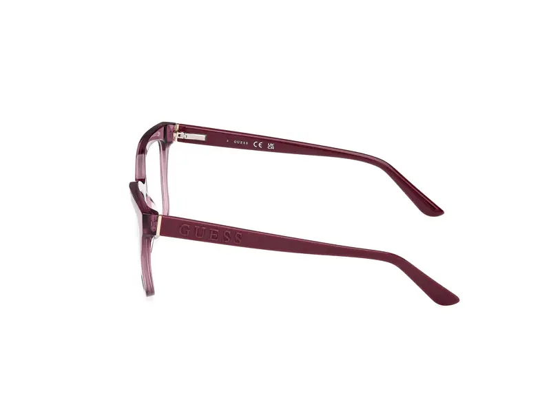 Guess Donna GU50172 081 Montature da vista Acetato Viola Squadrata Normale miniatura 2