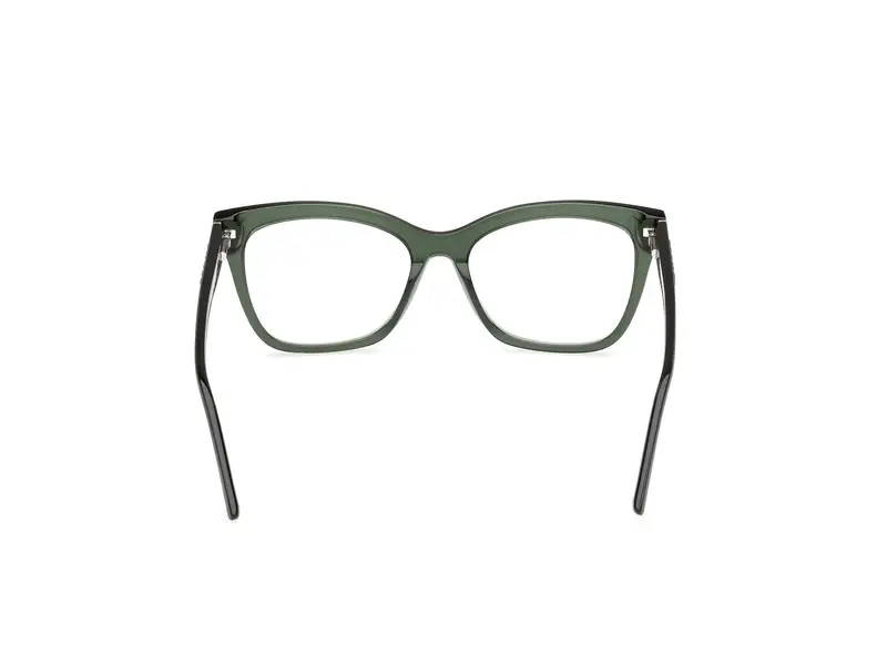 Guess Donna GU50172 096 Montature da vista Acetato Verde Squadrata Normale miniatura 3