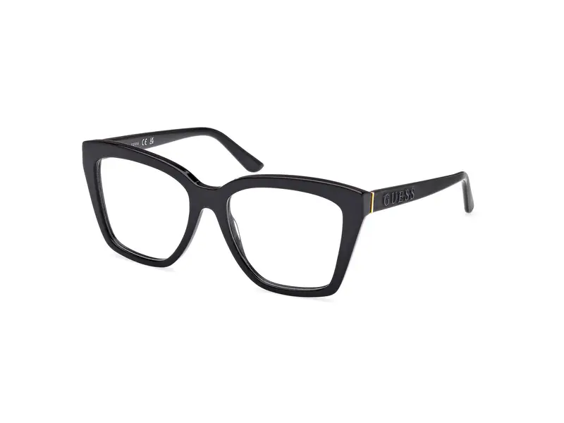 Guess Donna GU50173 001 Montature da vista Acetato Nero Geometrica Normale