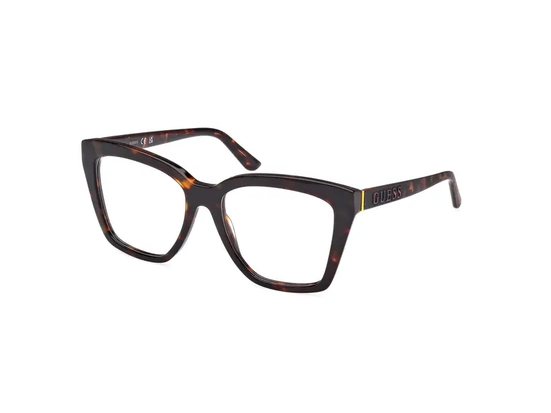 Guess Donna GU50173 052 Montature da vista Acetato Havana Geometrica Normale