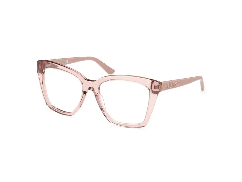 Guess Donna GU50173 057 Montature da vista Acetato Beige Geometrica Normale