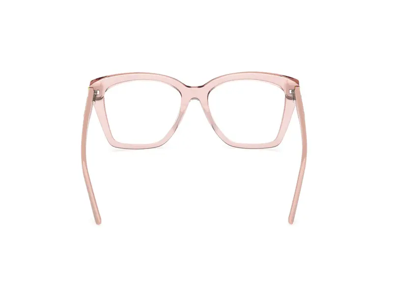 Guess Donna GU50173 057 Montature da vista Acetato Beige Geometrica Normale miniatura 3