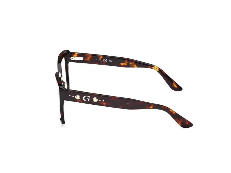 Guess Donna GU50174 052 Montature da vista Acetato Havana Squadrata Normale miniatura 2