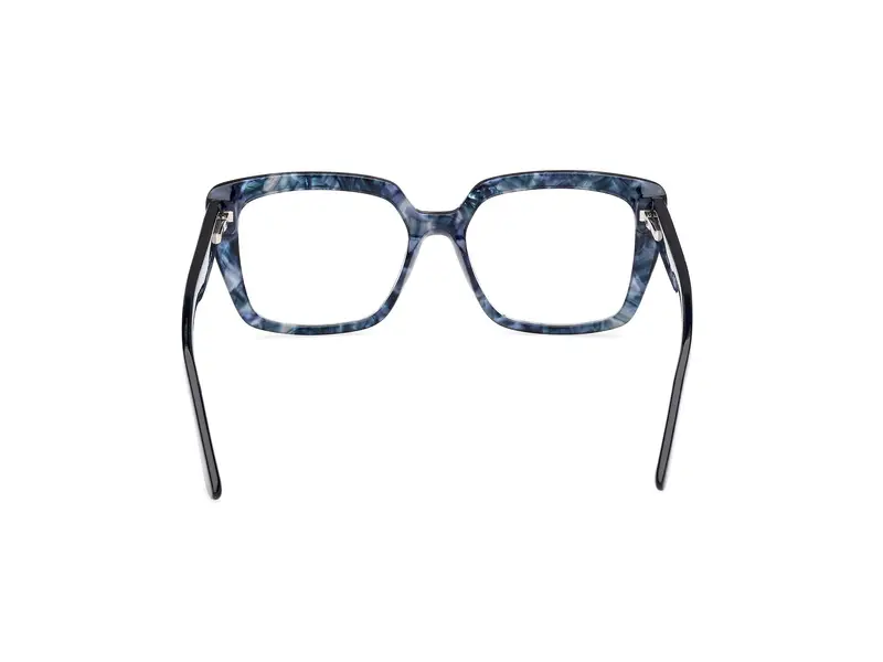 Guess Donna GU50174 092 Montature da vista Acetato Blu Squadrata Normale miniatura 3