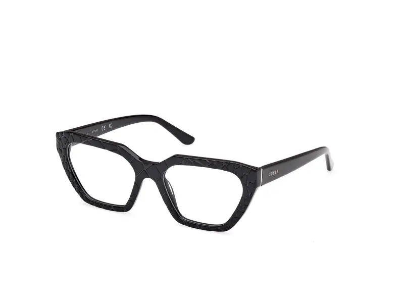 Guess Donna GU50176 005 Montature da vista Acetato Nero Geometrica Normale