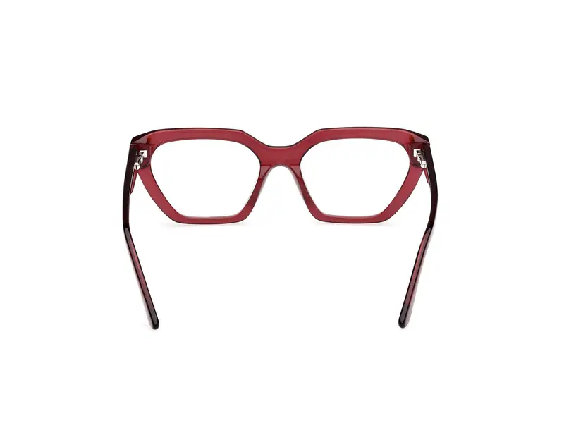 Guess Donna GU50176 069 Montature da vista Acetato Bordeaux Geometrica Normale miniatura 3
