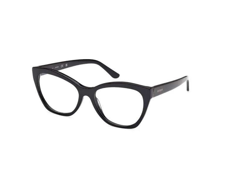 Guess Donna GU50177 001 Montature da vista Acetato Nero Geometrica Normale