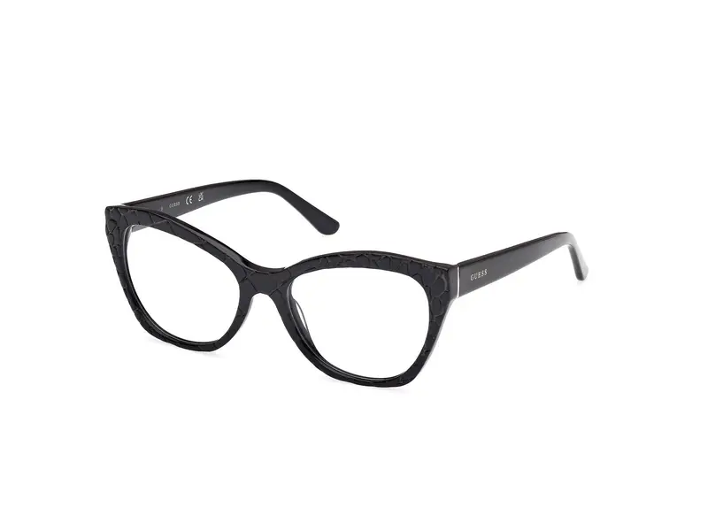 Guess Donna GU50177 005 Montature da vista Acetato Nero  Geometrica Normale