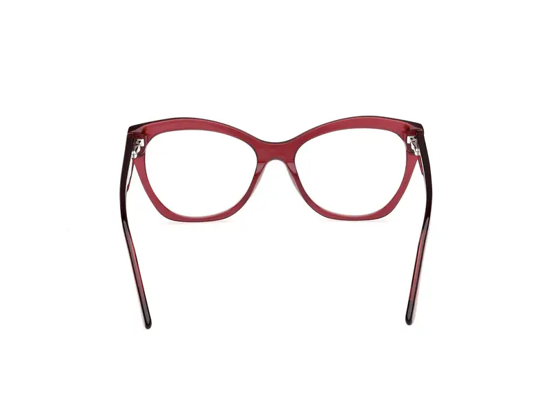 Guess Donna GU50177 069 Montature da vista Acetato Bordeaux Geometrica Normale miniatura 3