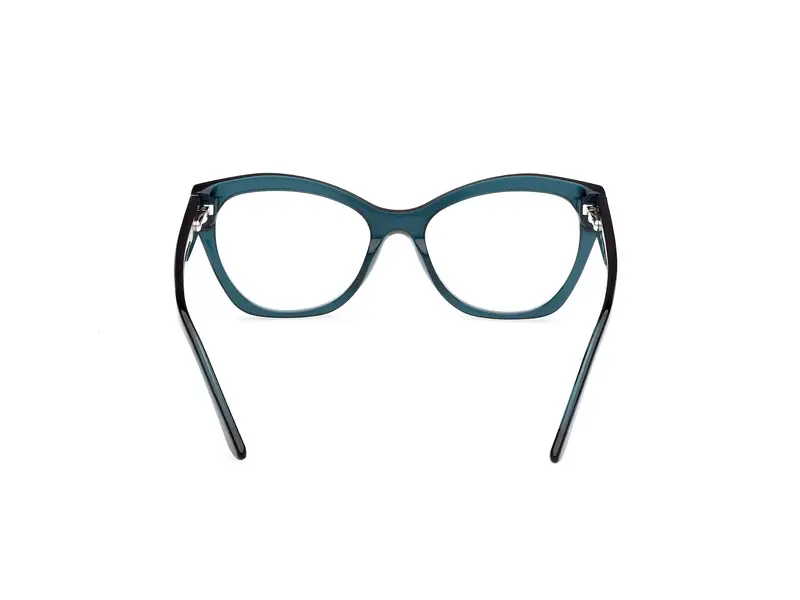 Guess Donna GU50177 087 Montature da vista Acetato Turchese Geometrica Normale miniatura 3