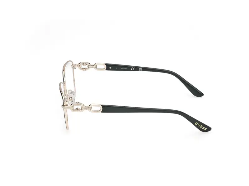 Guess Donna GU50179 097 Montature da vista Metallo Verde Squadrata Normale miniatura 2